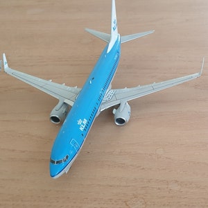 Kit PaperCraft 737 avião 3D modelo de papel kit de artesanato PDF planos para imprimir cortar e colar modelo de artesanato em papel DIY quebra-cabeça hobby decoração