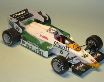 Kit de manualidades con modelos de papel 3D de coches de carreras de Fórmula 1, planos en PDF para imprimir, cortar y pegar, plantilla de manualidades de papel para decoración de rompecabezas