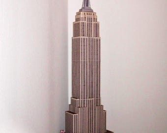 Empire State Building Crystal Figurine by Crystal World - Etsy