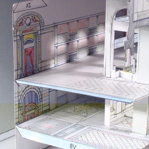 Opera House Craft Pattern Papercraft Kit Paris Opera House Architecture 3d Paper Model Crafting ...