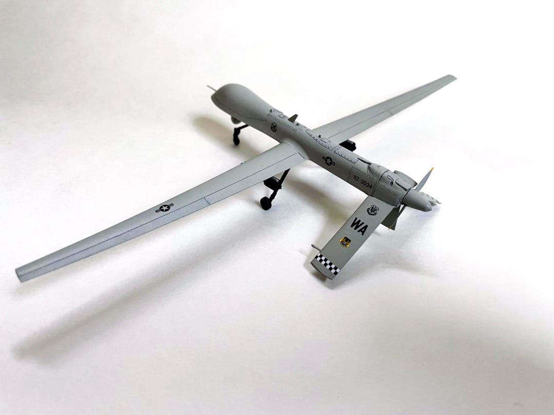 Papercraft Kit Predator Drone MQ-1 3d Paper Model Crafting PDF Plans ...