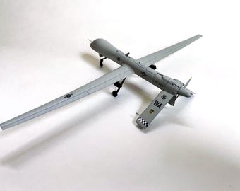 PaperCraft kit Predator Drone MQ-1 3d paper model crafting PDF plans DIY template