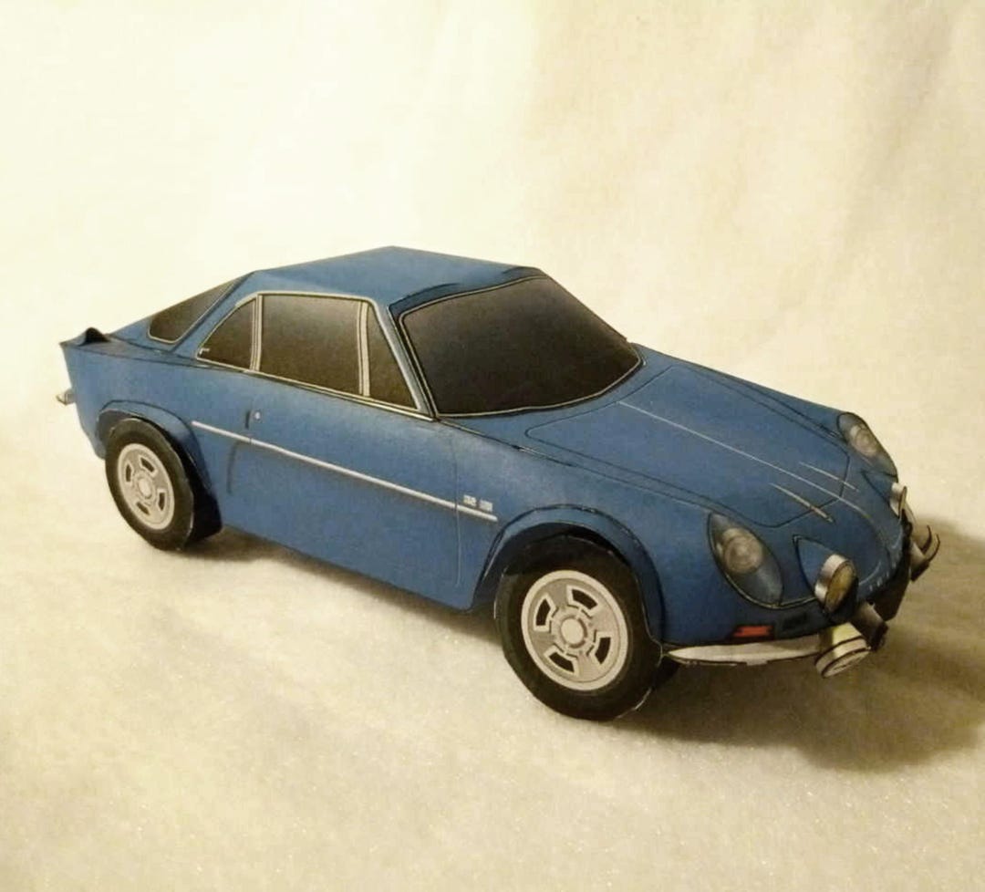 Papercraft Kit Renault Alpine A110 Car 3d Paper Model Crafting PDF ...