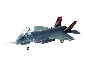 Kit PaperCraft F-35 Lightning avion modèle 3D en papier kit de création PDF Plans PDF à imprimer, découper et coller Modèle créatif en papier pour travaux manuels en papier puzzle de loisirs