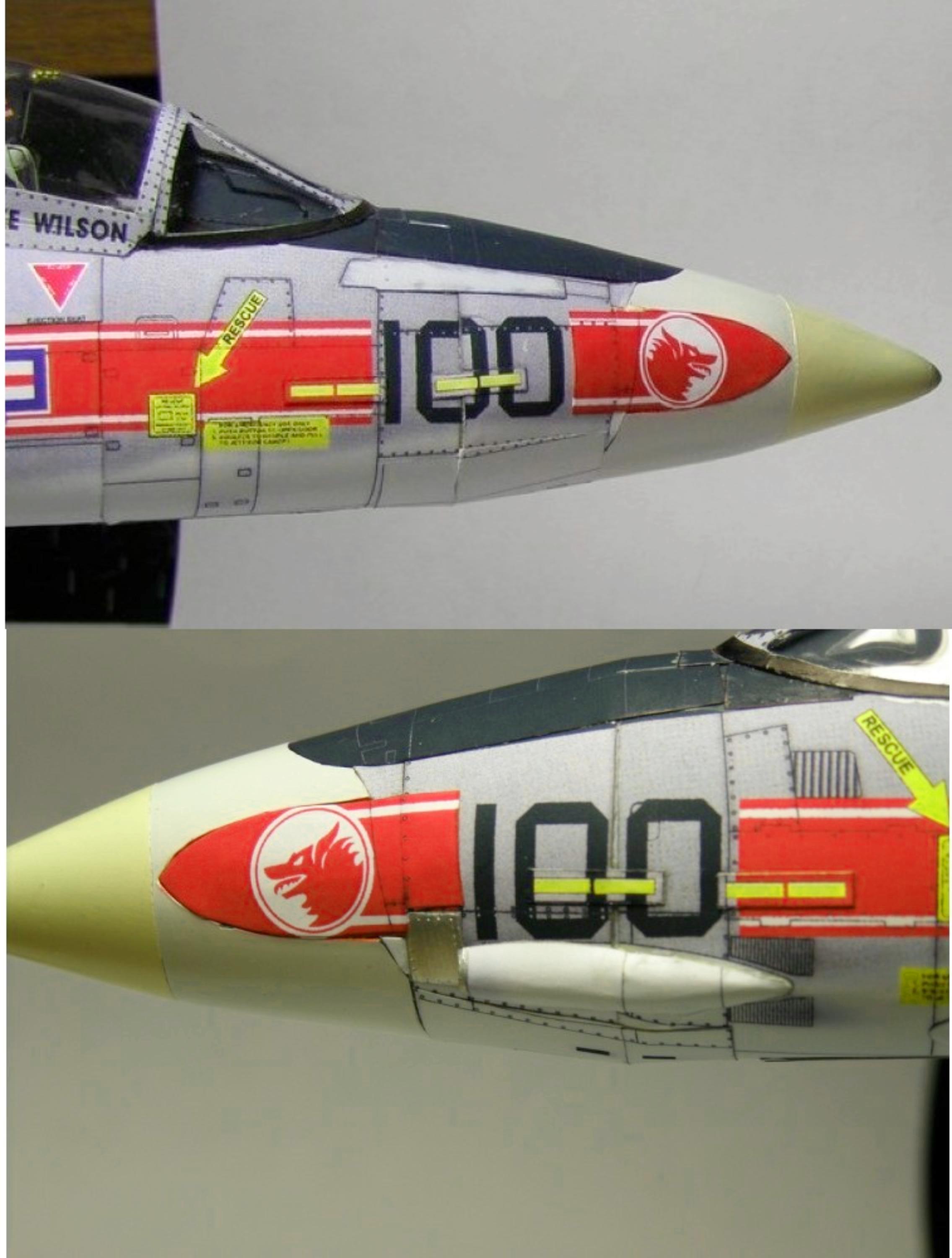 Papercraft Kit F-14A Tomcat Airplane 3d Paper Model Crafting Kit PDF ...