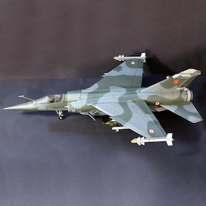 Kit de PaperCraft, avión Jaguar, modelo de papel 3D, kit de manualidades, planos en PDF para imprimir, cortar y pegar, plantilla de manualidades de papel para bricolaje, pasatiempo, rompecabezas, decoración