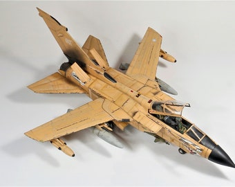 PaperCraft kit Tornado airplane 3d paper model crafting kit PDF plans DIY craft template