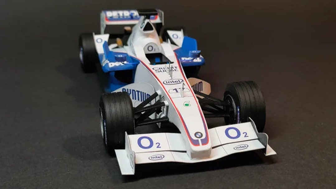 Papercraft Kit F1 Race Car 3d Paper Model Crafting Kit PDF Plans to ...