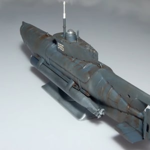 Kit de PaperCraft XXI, submarino Seehund U-boat, kit de manualidades con modelos de papel en 3D, planos en PDF para hacer manualidades de papel para bricolaje, decoración con rompecabezas