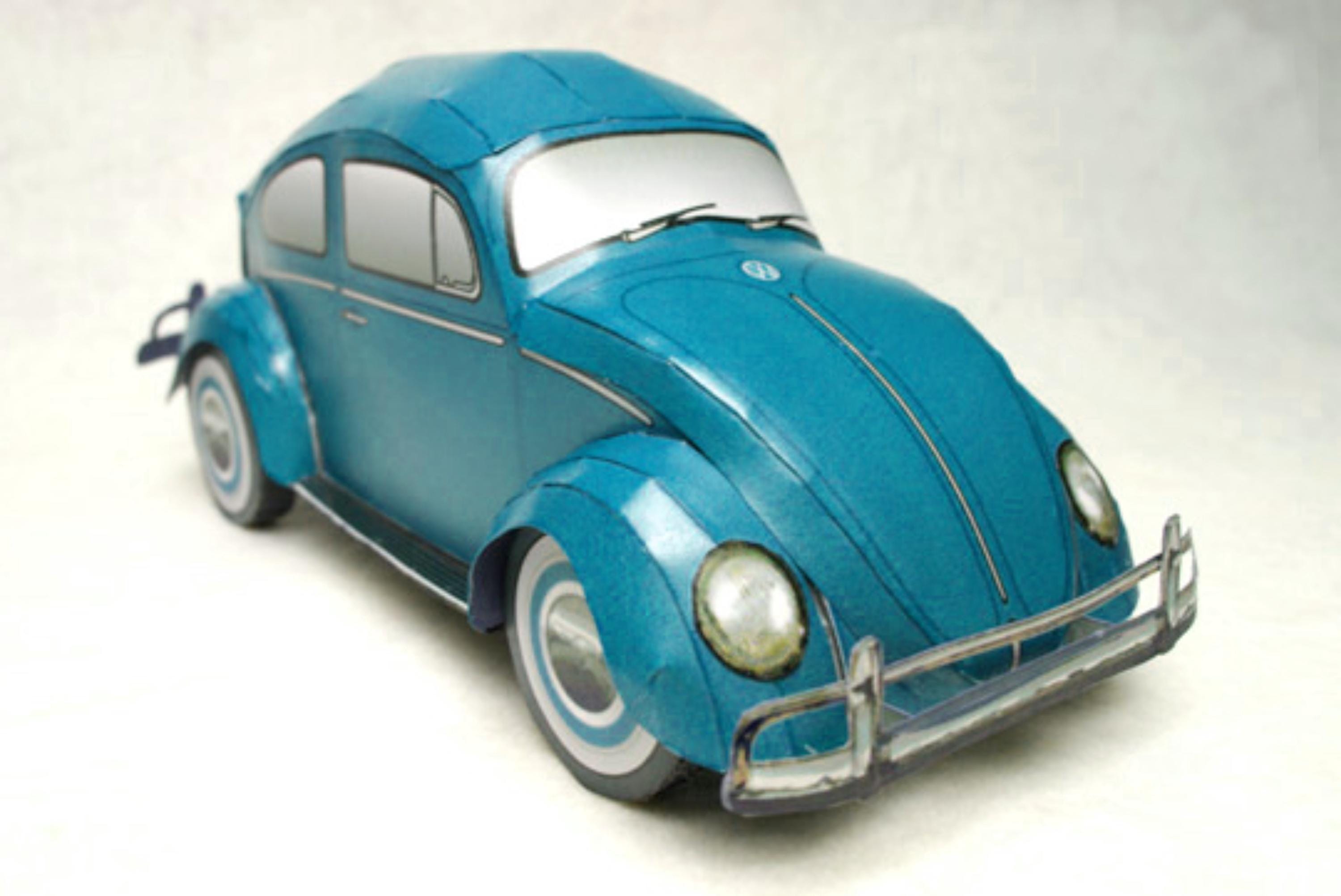 Modellino GreenLight Volkswagen Maggiolino In Die-cast Scala 1:64, Argento, Anni 2012-2015
