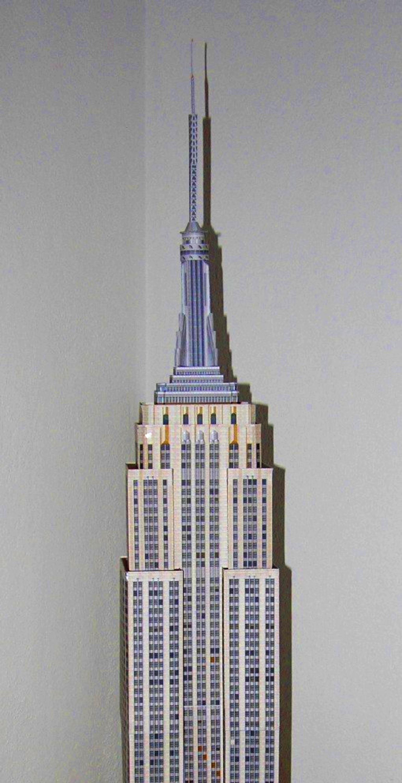 Papercraft Kit Empire State Building Manhattan 3d Paper Model Crafting ...