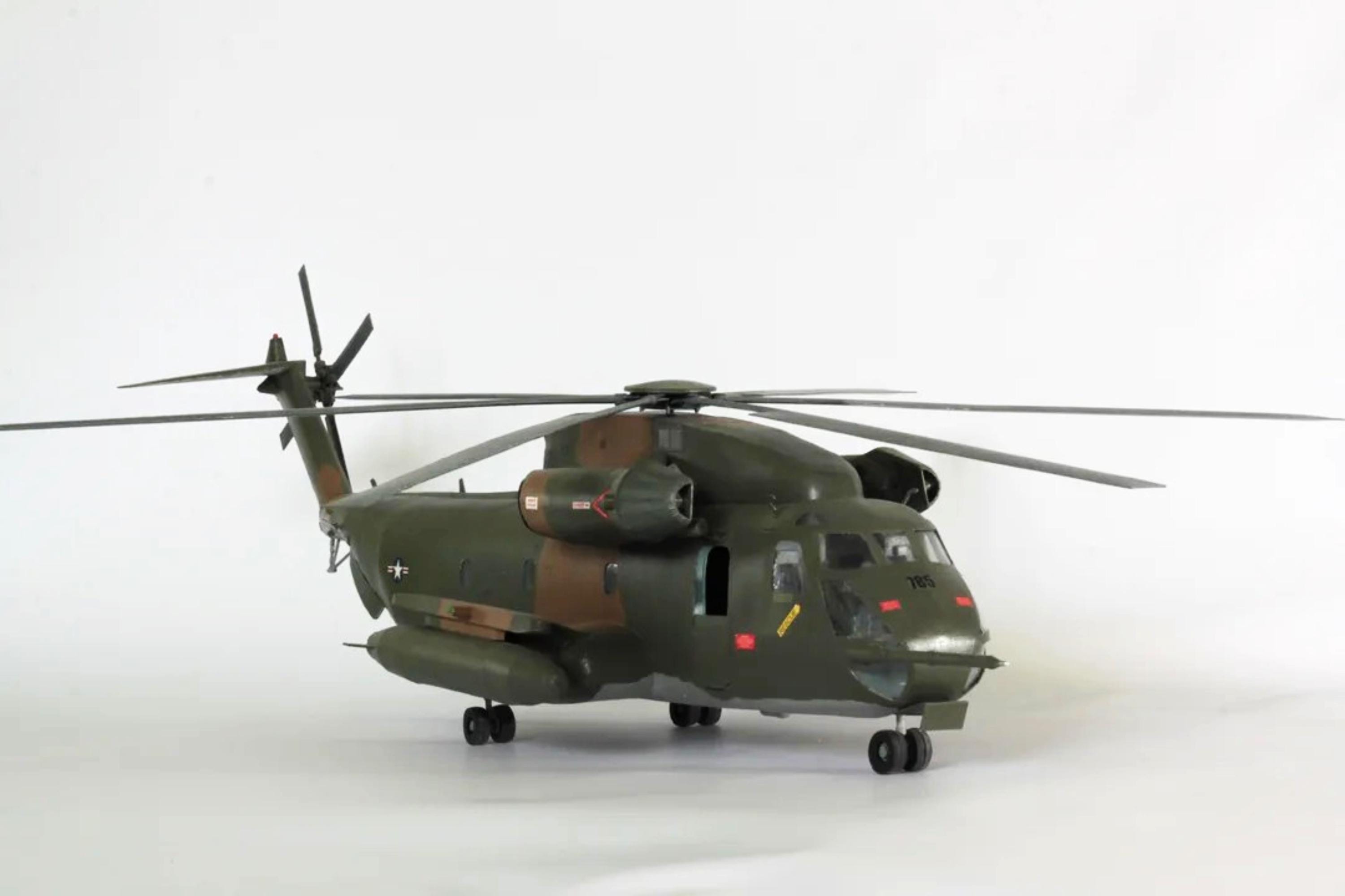 Papercraft Kit CH-53 Sea Stallion Helicopter 3d Paper Model