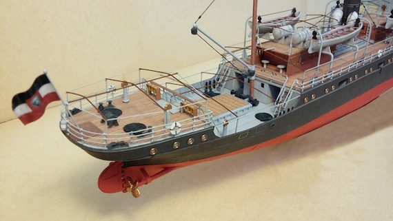 ペーパークラフトキット MV Liemba Graf von Goetzen 船 3D ペーパー