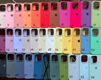Silicone case - case / mobile phone case for iPhone 11 - 12 - 13 -14 - 15 Pro / Max / Plus / Mini - case - protective case - cover