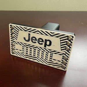 Jeep Hitch Cover - Jeep truck hitch cover - standard truck hitch size (2&quot;x2&quot;)