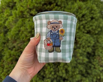 Till bondens marknad Nalle - Weck Jar Cozy - vänligen läs beskrivningen