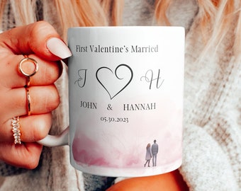 Personalized Mr & Mrs Coffee Mugs, Custom Wedding Gift, Personalized Wedding Mugs, Engagement Gift, Bride and Groom Set, Gifts For Couple