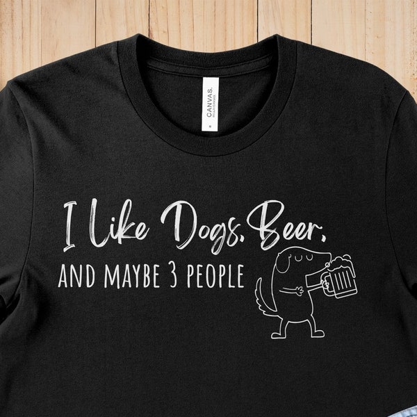 Funny Beer Shirt, Funny Dog Shirt, Beer Drinking shirt, Funny Dog Lovers Gift, Dog Lover, Funny Beer Lover gift, Dog Mom, Dog Dad bar crawl