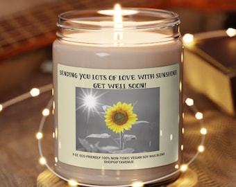 Get Well Soon Scented Candle Popular Candle Scents Get Well Soon Wishes Get Well Soon Messages Feel Better Soon Gift Get Well Greetings