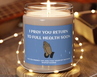 Get Well Soon Scented Candle Popular Candle Scents Get Well Soon Wishes Get Well Soon Messages Feel Better Soon Gift Get Well Greetings