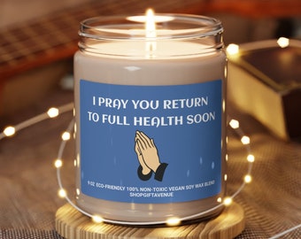 Get Well Soon Scented Candle Popular Candle Scents Get Well Soon Wishes Get Well Soon Messages Feel Better Soon Gift Get Well Greetings