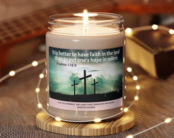 Scented Soy Candle Inspirational Quote Popular Candle Scents For Gifts Bible Quote Candle Christian Saying Candle For Women Scented Gift