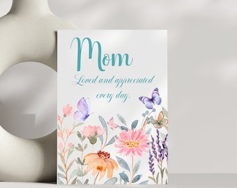 Happy Birthday Card For Mom Birthday Gift Idea Mom Birthday Card Mom Gift From Kids Birthday Card For Wife Mom Appreciation Birthday Card