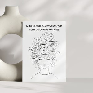 Carte d'anniversaire meilleure amie Carte d'anniversaire pour amie Carte d'anniversaire Meilleure amie Joyeux anniversaire Carte d'anniversaire amusante pour meilleure amie Carte d'anniversaire drôle pour meilleure amie Carte d'anniversaire pour elle