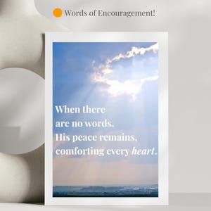 Religious Sympathy Card Christian Encouragement Greeting Card Grief Comfort Uplifting Blessings Sorry For Your Loss Faith Based Grieving