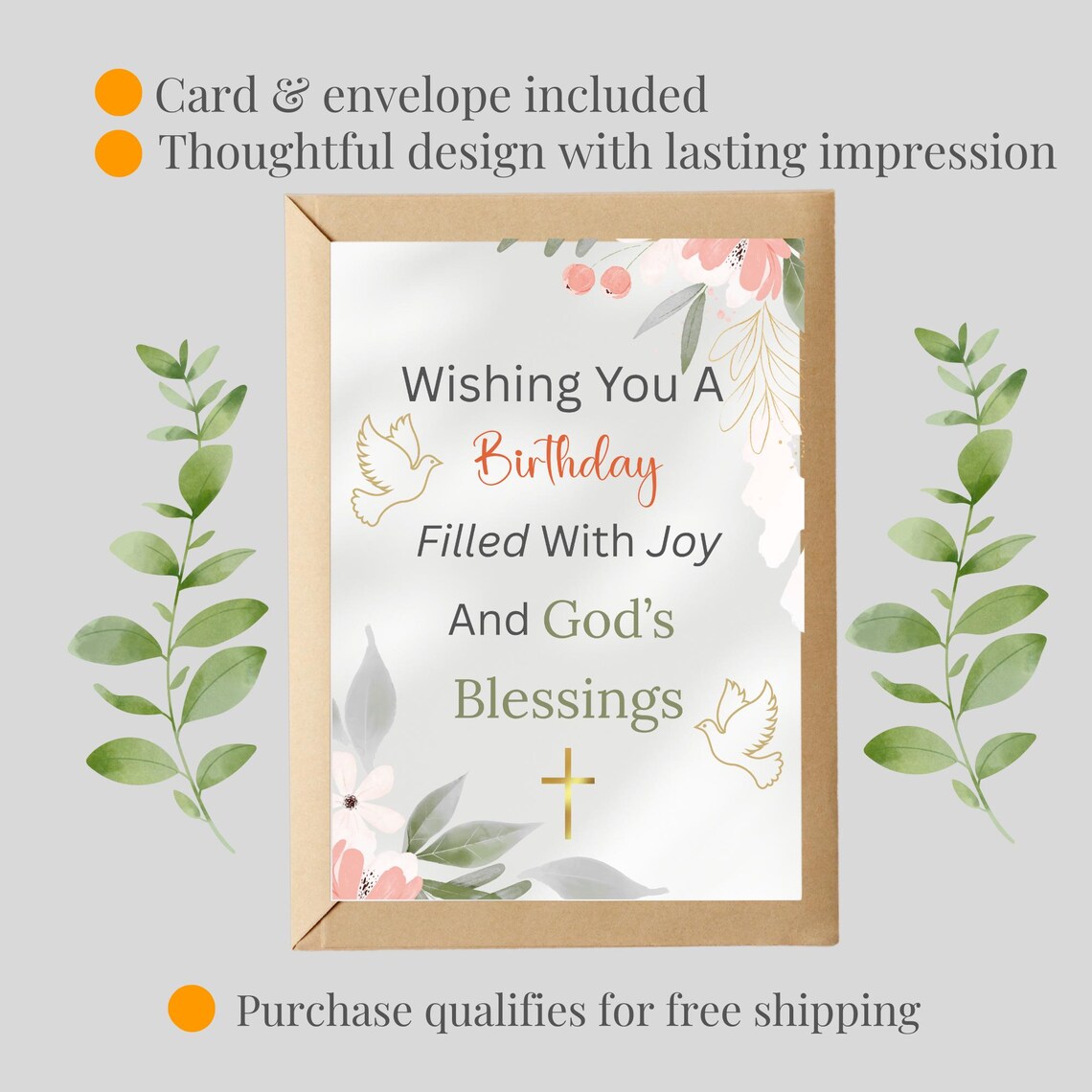 Religious Birthday Card for Women Christian Greeting Card Christian ...
