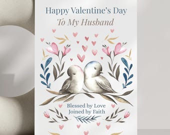 Christian Valentine’s Day Card For Husband Faith Based Valentine Card For Husband Religious Valentines Card God's Love Valentine's Card Gift