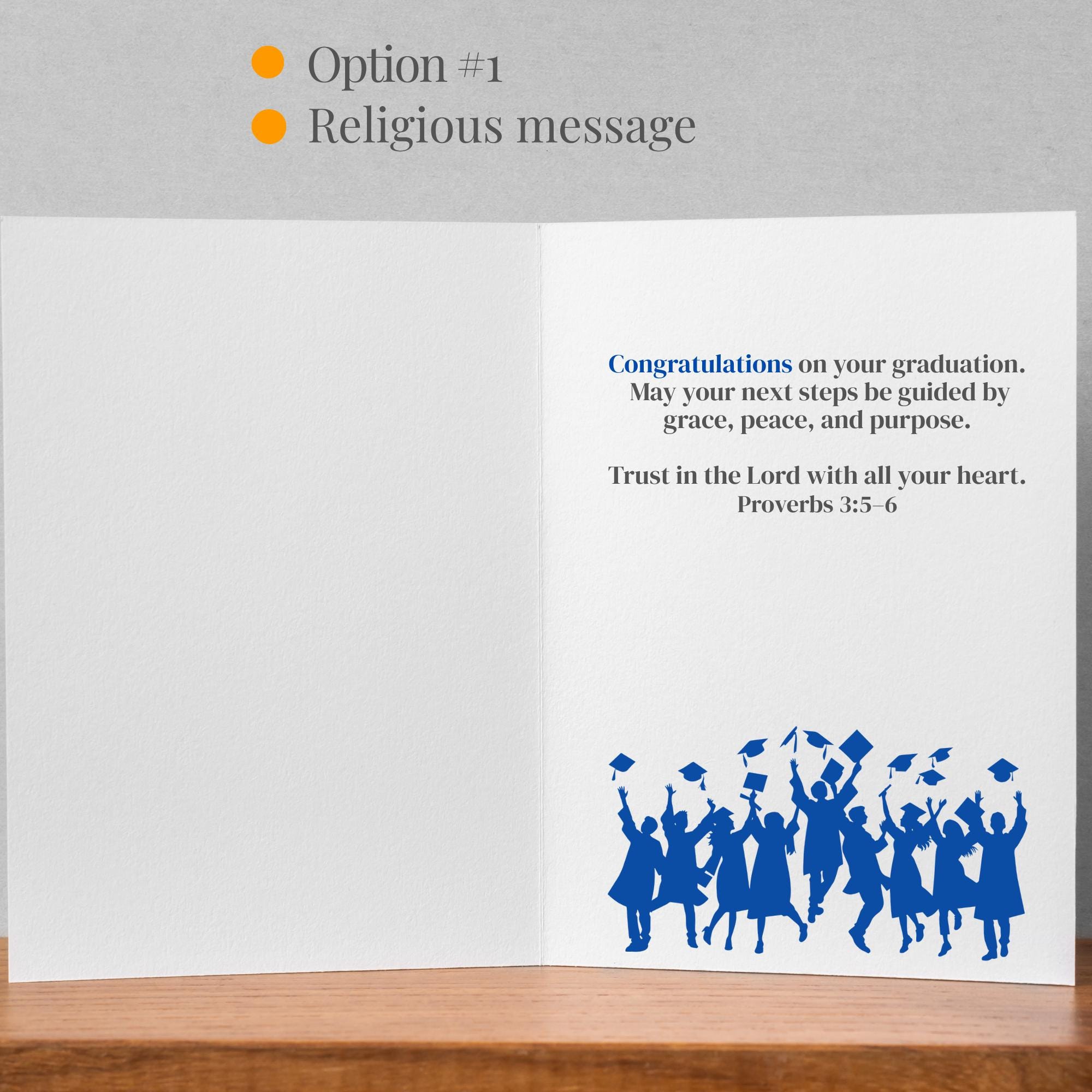 Personalized Religious Graduation Cards Bible Verse Graduation Card ...