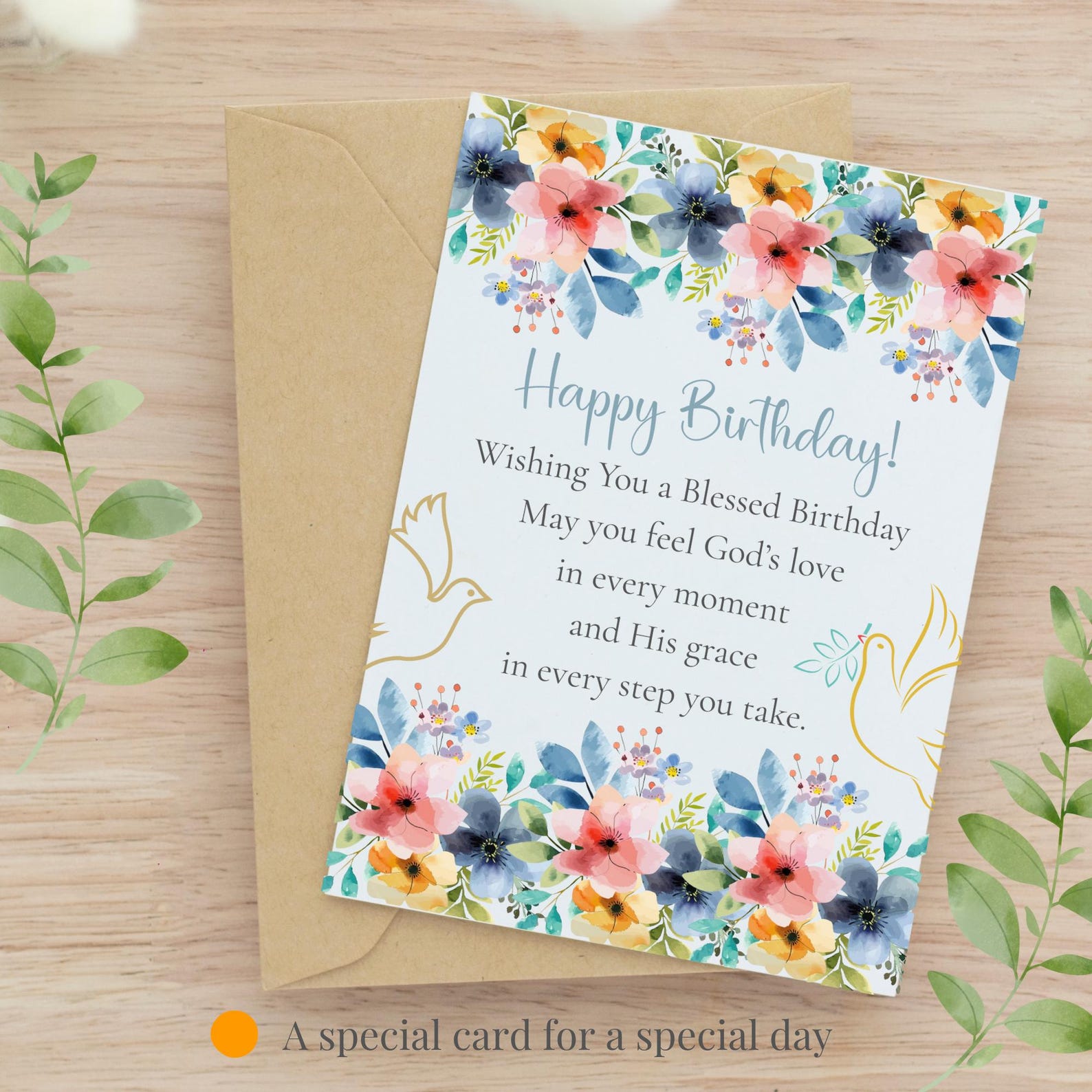 Christian Birthday Card Faith Based Birthday Card for Her Bible ...
