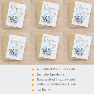 Christian Birthday Cards Faith Based Birthday Bible Verse Card Spiritual Happy Birthday Card For Friend Religious Boxed Cards Of 6 Cards