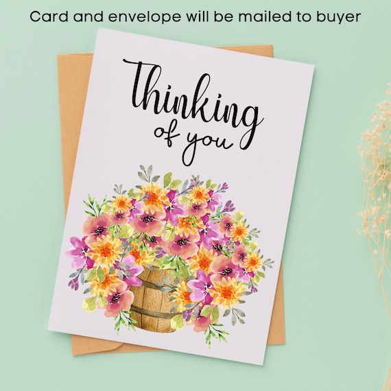 Thinking Of You Cards With Envelopes 20 Unique Design Large 5 X7 Thinking Of You Card Blank Inside Greeting Cards Thinking Of You Encouragement Cards Note Cards With Envelopes P 197002270