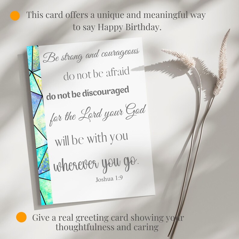 Religious Birthday Cards Christian Bible Verse Birthday Card Faith ...