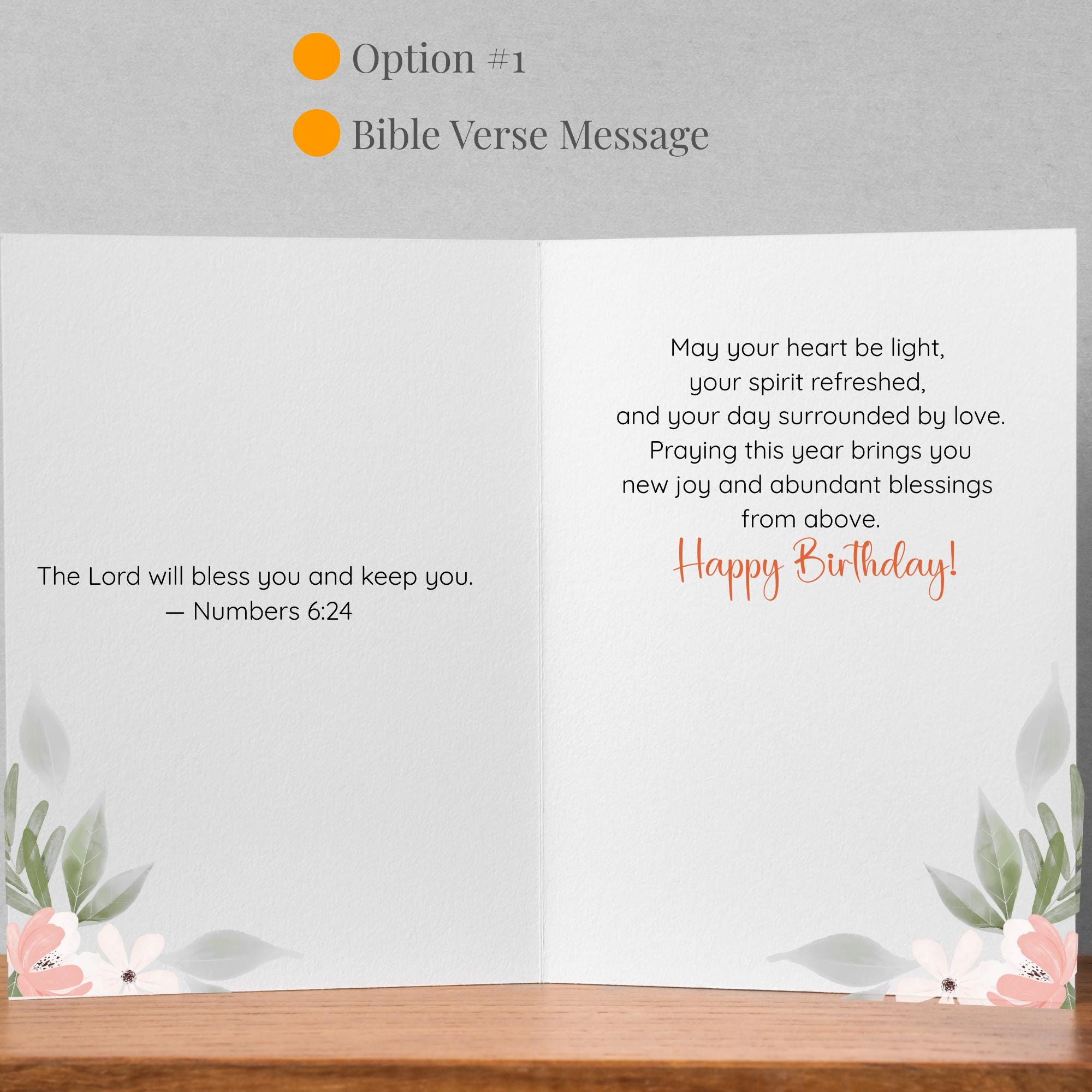 Religious Birthday Card for Women Christian Greeting Card Christian ...