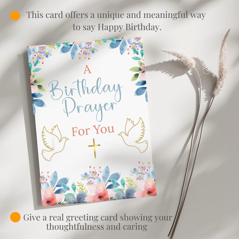 Religious Birthday Card for Women Christian Greeting Card Birthday Card ...