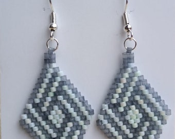 Geometric handmade earrings