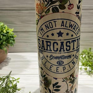 Vaso térmico de acero inoxidable con tapa y humor sarcástico: el regalo perfecto para los amantes del café.