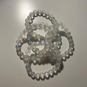 matte clear bracelet