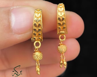 Hoops Earring • Gold plated • Hoops earrings • Hoops Earring •  Earrings • Gift For Her • Gift for mom