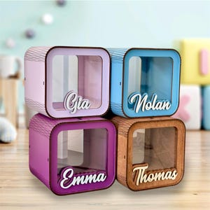 Cofrinho personalizado, cofrinho infantil, cofrinho, cofrinho personalizado, cofrinho com nome, caixa de madeira, cofrinho personalizado, presentes para crianças
