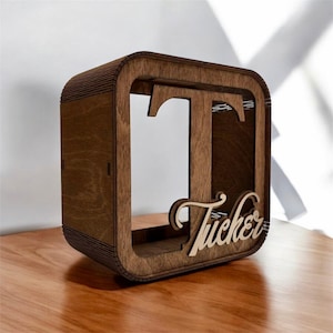 Cofrinho de madeira personalizado para crianças, cofrinho com nome, cofrinhos para meninas, meninos, cofrinho personalizado para bebês, presentes de aniversário exclusivos