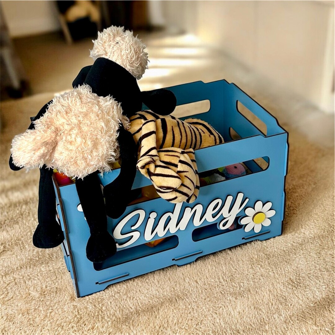 Custom Wooden Toy Bench | Kids Toy Bench With Name | Wooden ...