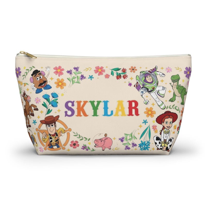 Neceser personalizado de Toy Story: Woody, Buzz Lightyear, Jessie y Skylar imagen 3