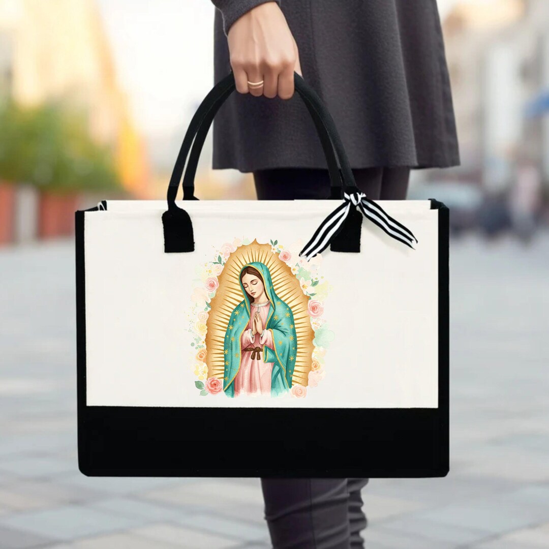 Our Lady of Guadalupe Tote Bag: Virgin Mary Religious Gift - Etsy