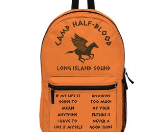 Sac à dos Camp sang-mêlé, cadeau de fan de Percy Jackson pour ados, cartable scolaire et universitaire