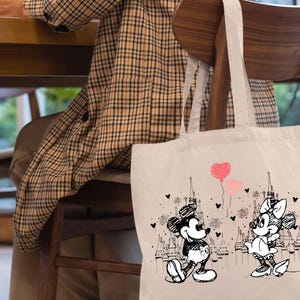 Bolso de mano retro de Mickey y Minnie Mouse - Diseño Disney Love imagen 1
