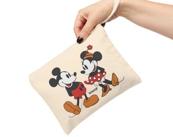 Micky und Minnie Maus Micky Maus Reißverschluss-Tasche: Disneyland Reisebrieftasche
